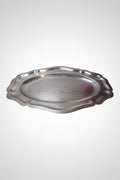 Plat ovale inox 38 x 25 cm très bon état
