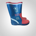 Bottes de pluie mixte rouge bleu pratiques et confortables taille 24
