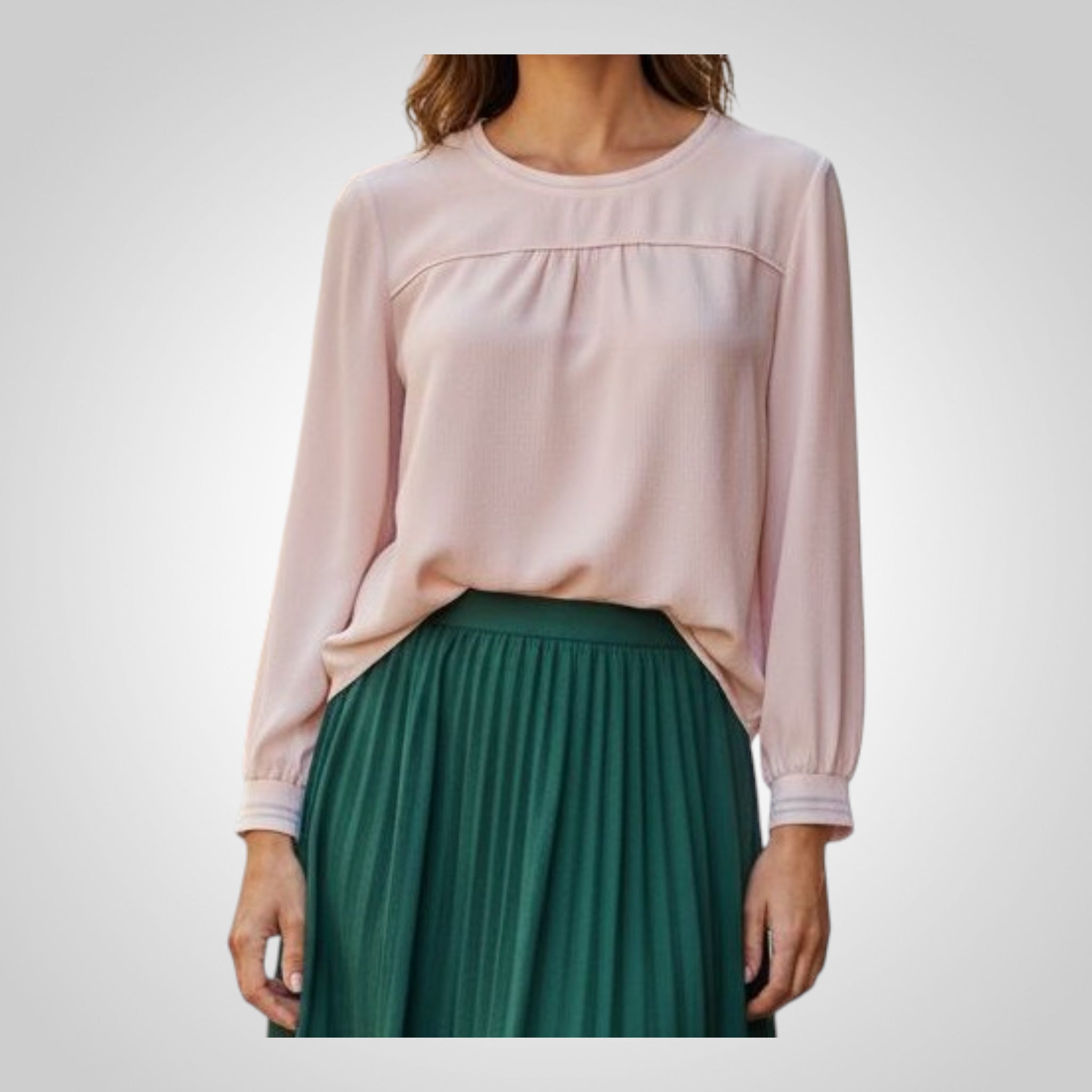 Blouse Fluide Camaïeu Taille L Rose Clair Chic