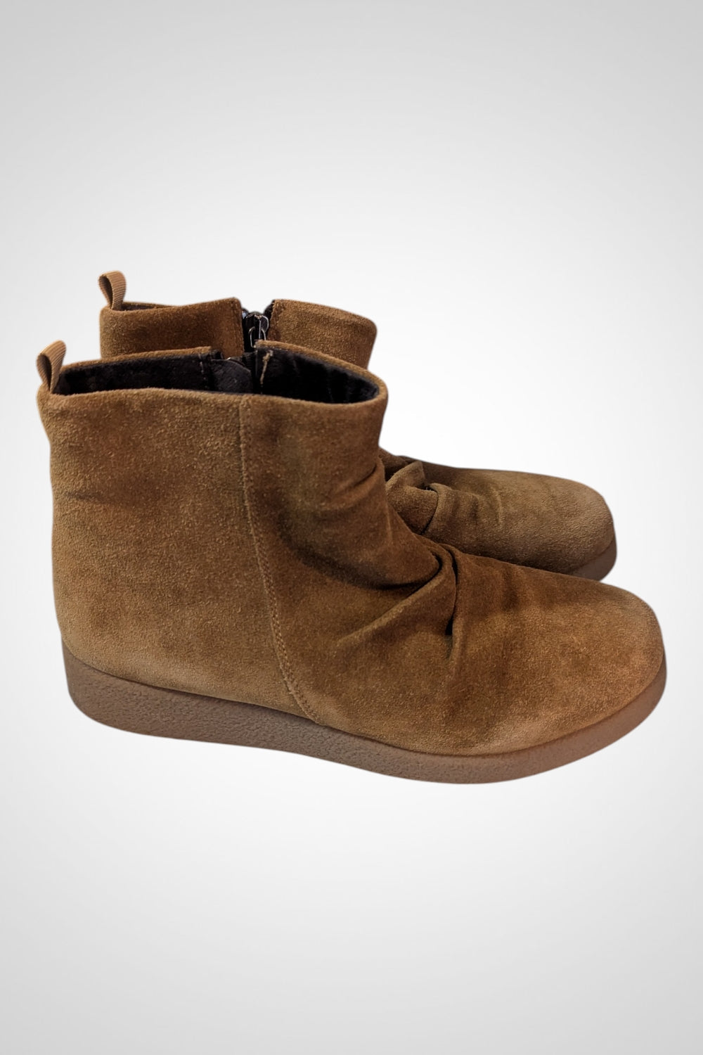 Bottines femme Bata marron effet daim taille 39 très bon état
