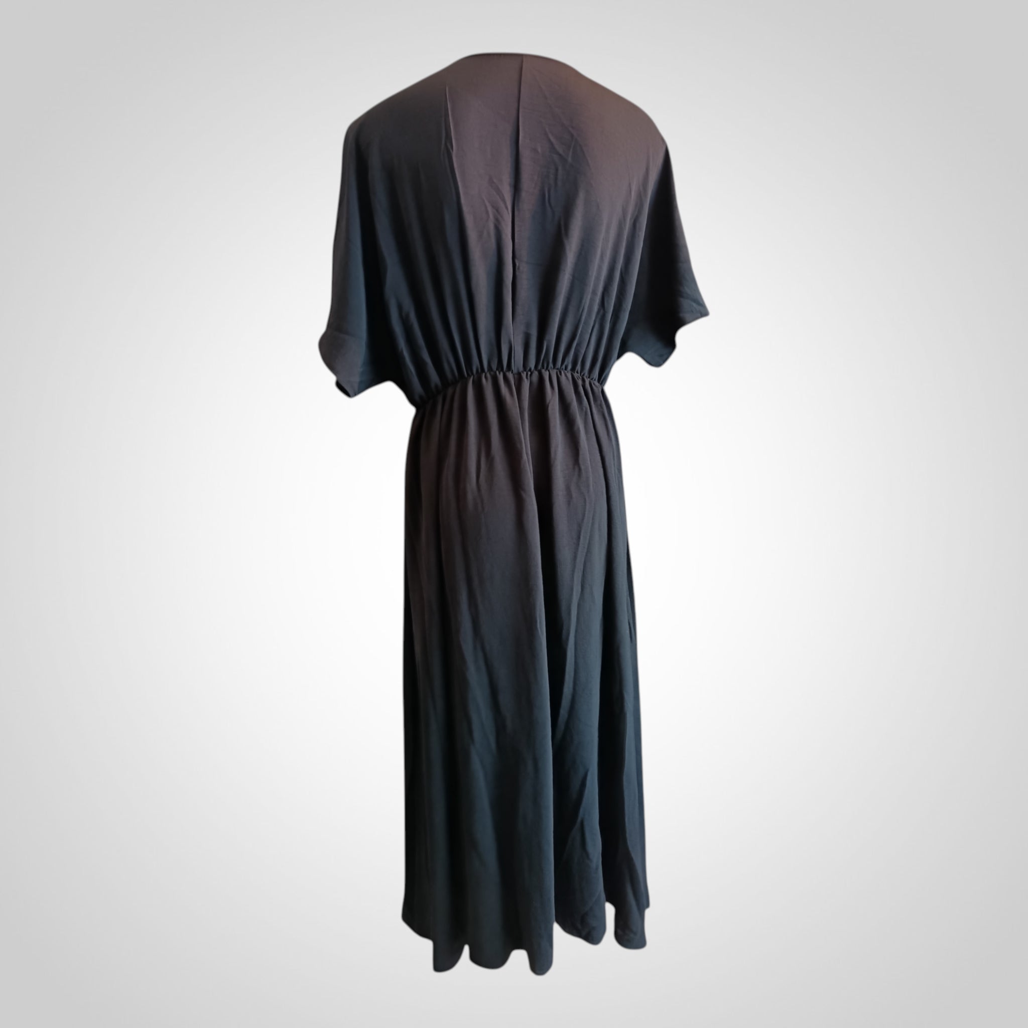 Robe femme Shein longue noire brodée élégante taille L