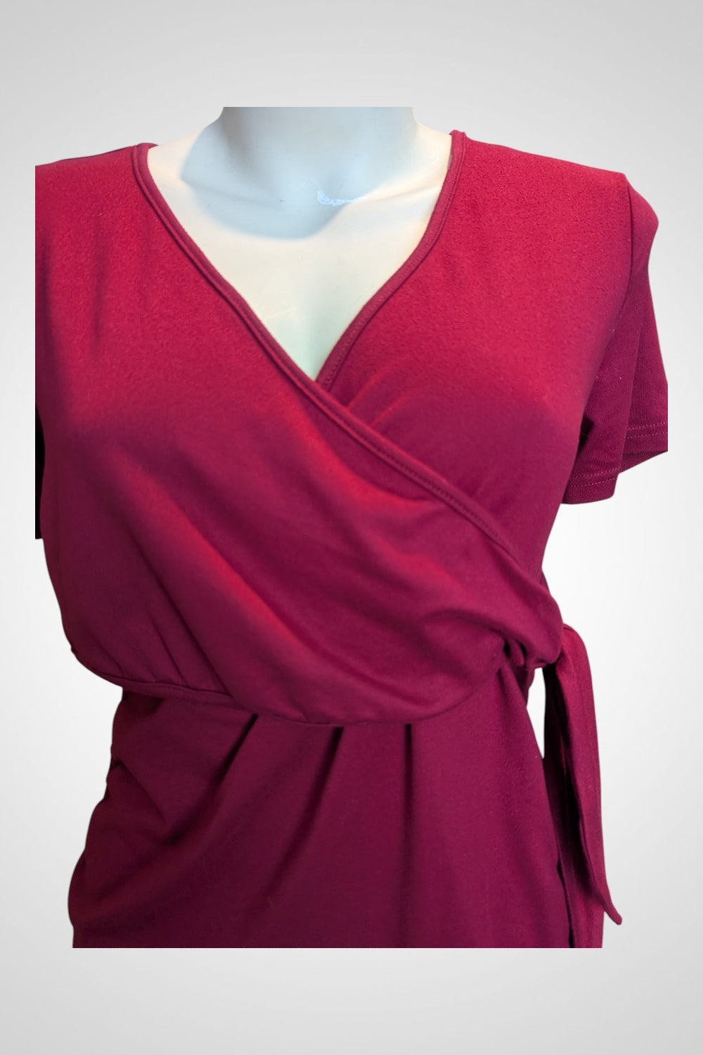 T-shirt d’allaitement Shein bordeaux grossesse et allaitement M