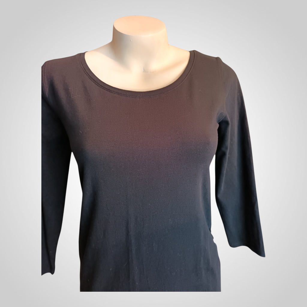 Robe Maternité Kiabi Taille M Noire Manches 3/4