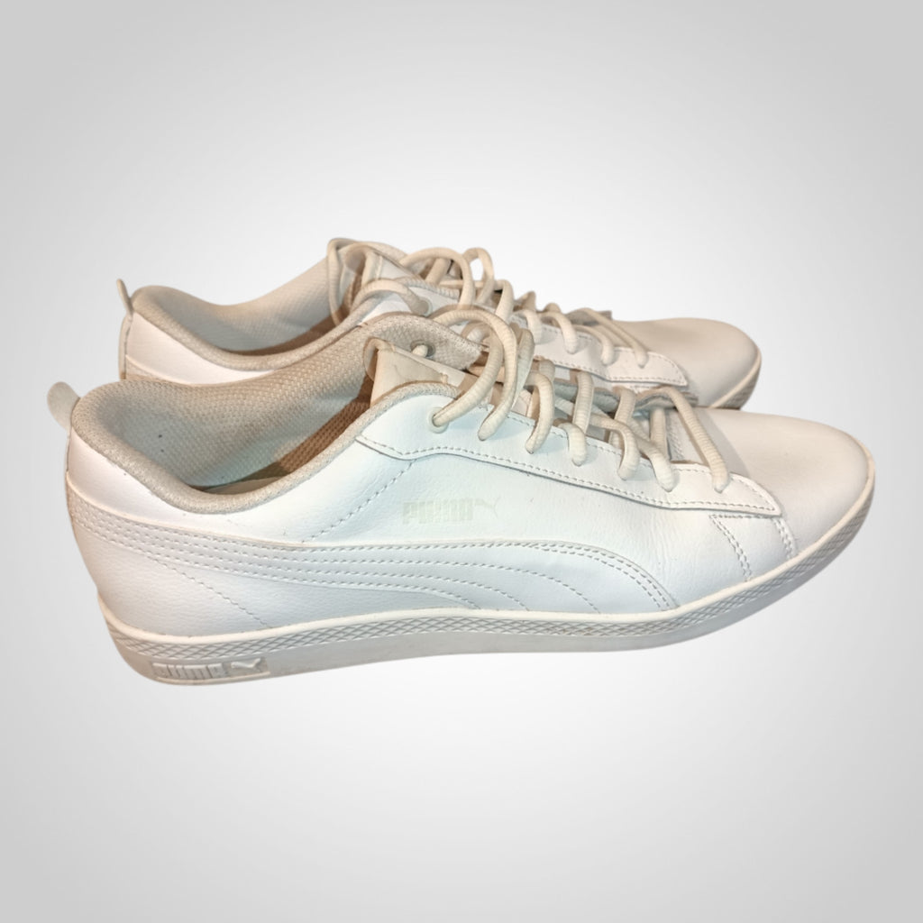 Sneakers Puma Pointure 42 blanches lacets soft foam optimal comfort mixte