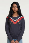 T-shirt fille Gémo manches longues confortable taille 14 ans