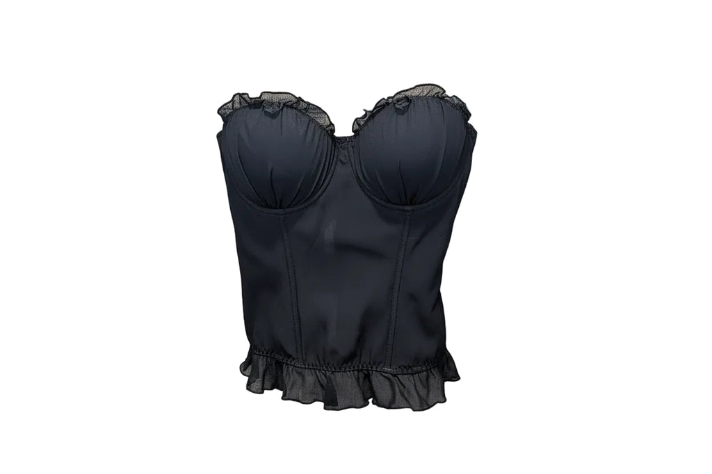 Guêpière Amy noire 90C