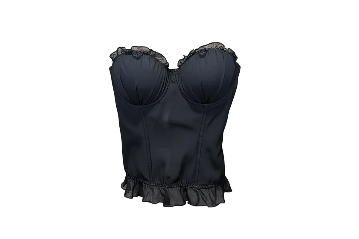 Guêpière Amy noire 90C