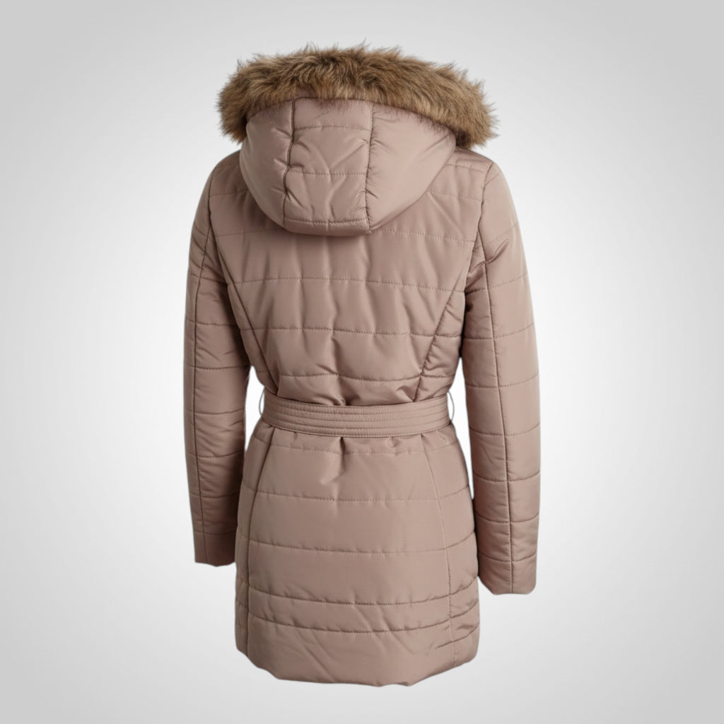 Manteau Camaïeu Taille 42 Marron Clair Chic / Chaude