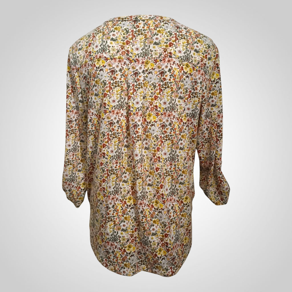 Blouse Gémo Taille XL Fleurie Élégante