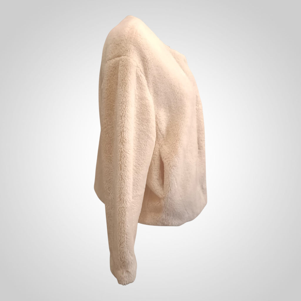 Manteau Pimkie Taille L Beige Effet Fourrure Chic