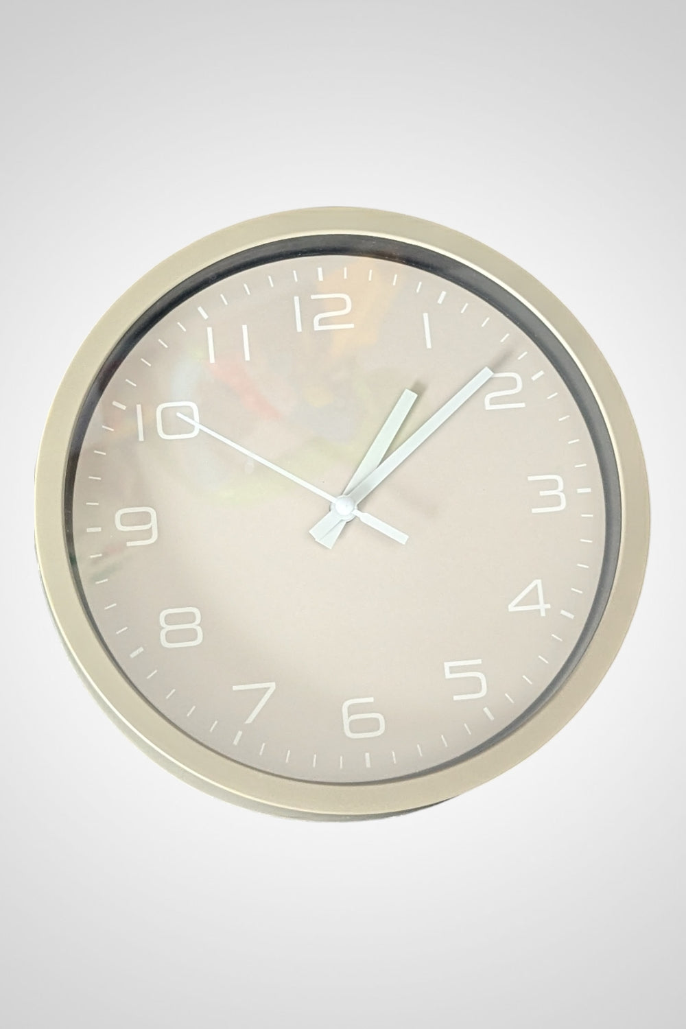 Horloge ronde beige 20 cm très bon état
