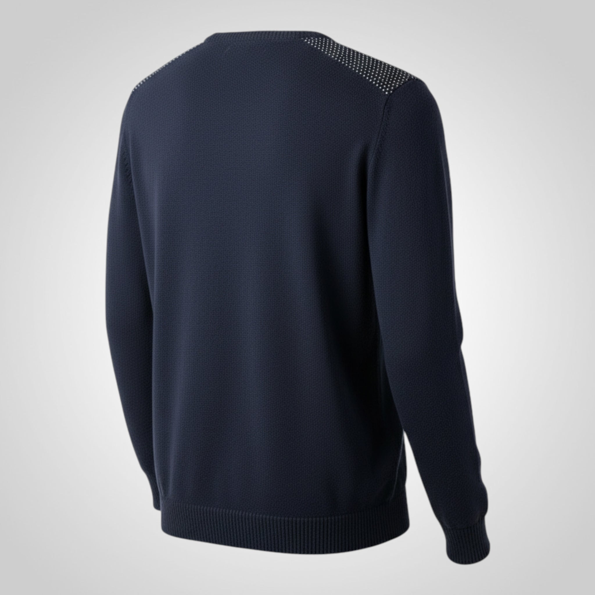 Pull Jules Taille M Bleu Marine Détails Épaules 100% Coton