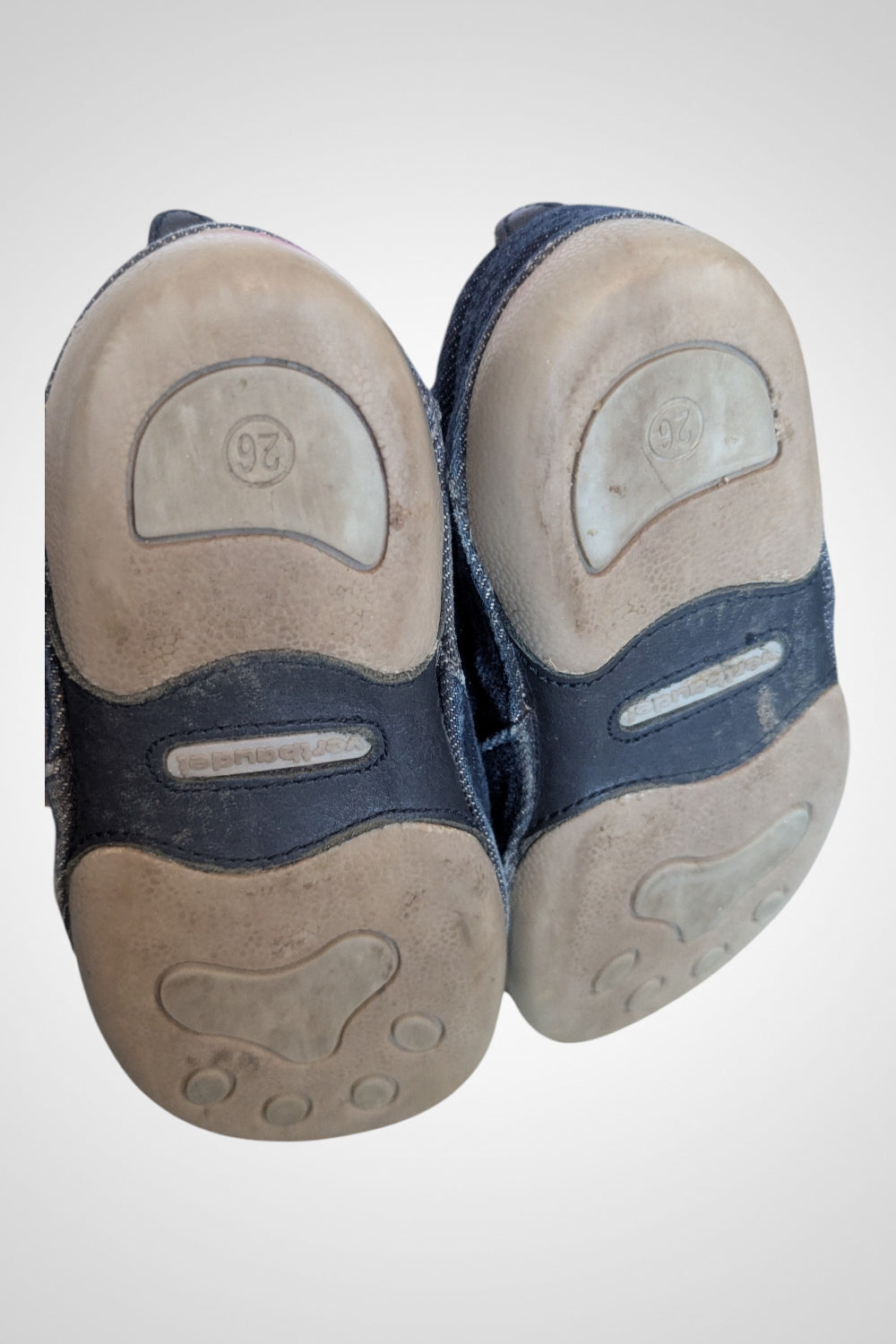 Chaussures fille fermées Verbaudet bleu jeans pointure 26