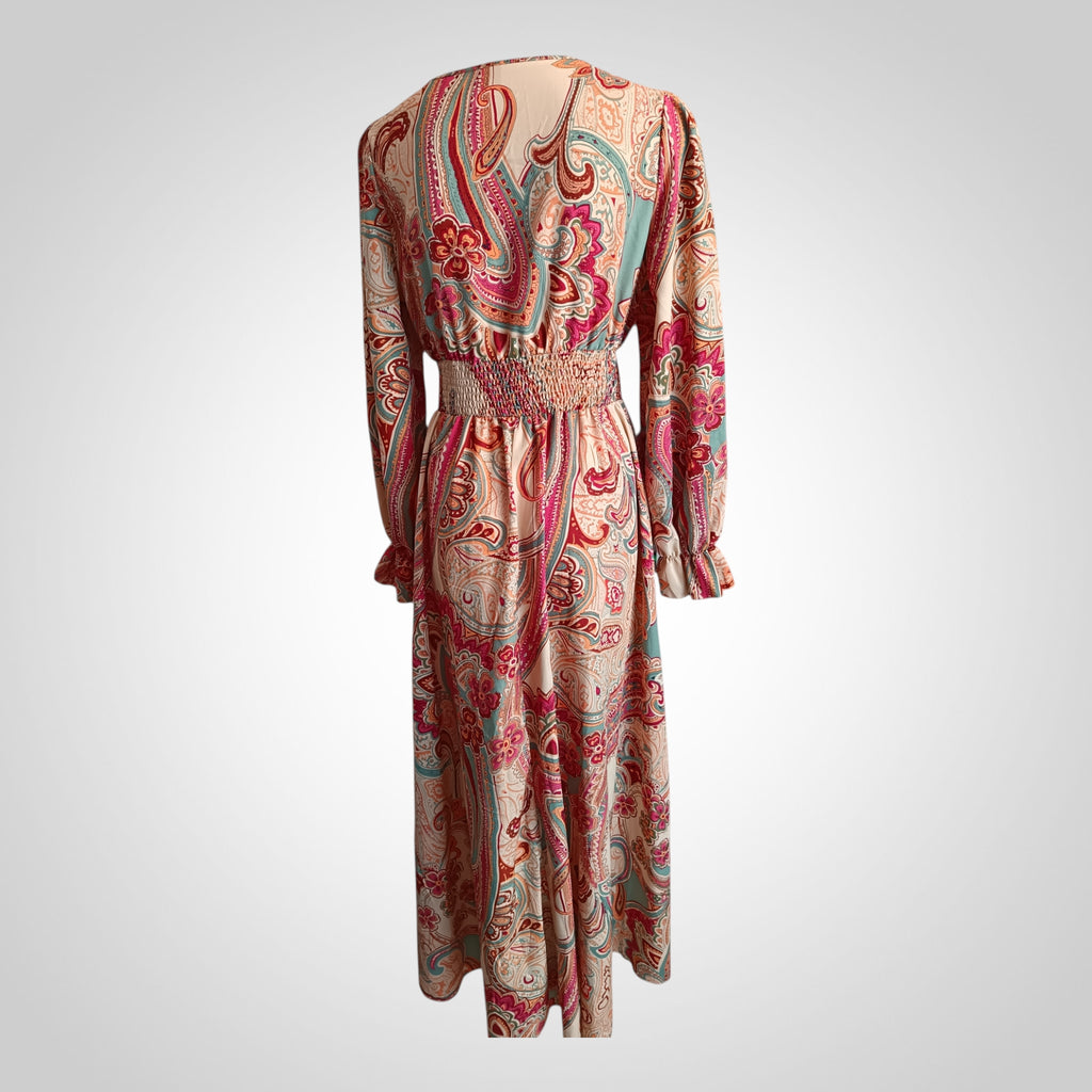 Robe Shein Taille L Imprimée Fluide