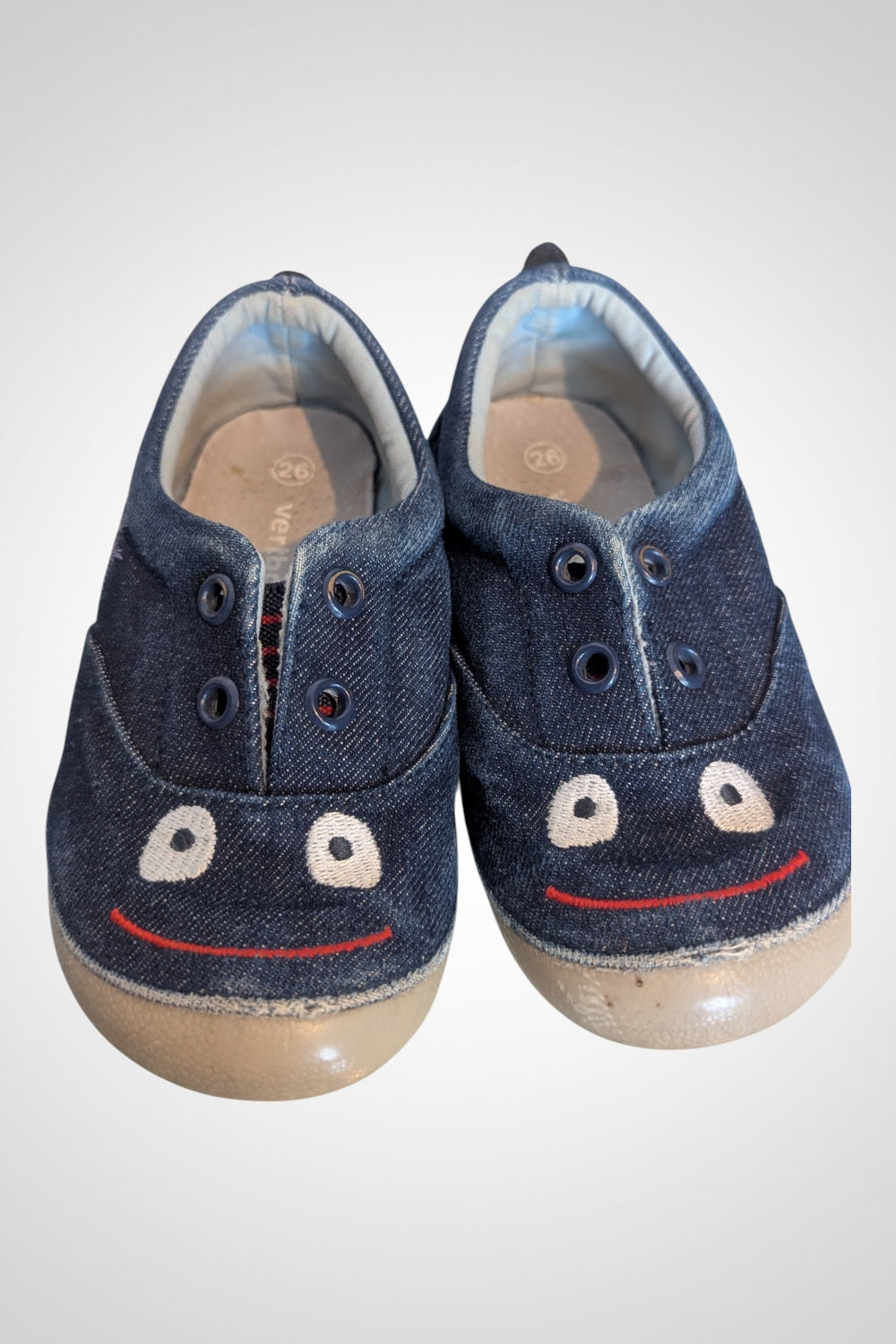 Chaussures fille fermées Verbaudet bleu jeans pointure 26