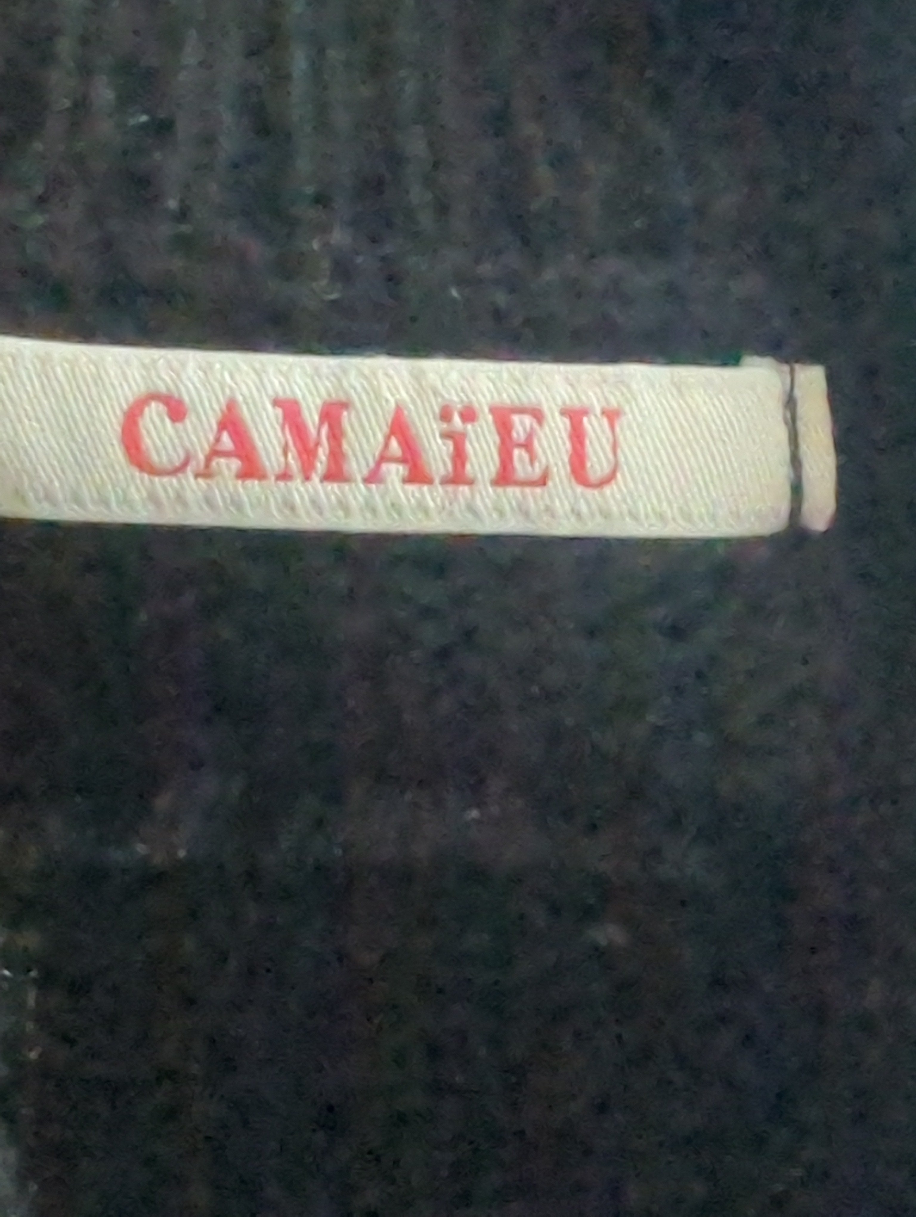 Pull femme Camaïeu col roulé léopard discret laine et alpaga taille 3