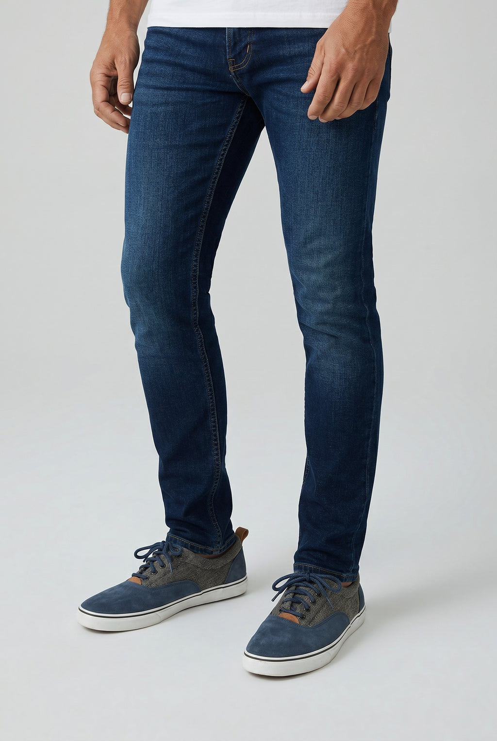 Chaussures homme Jules à lacets bleu gris confortables poitrine 42