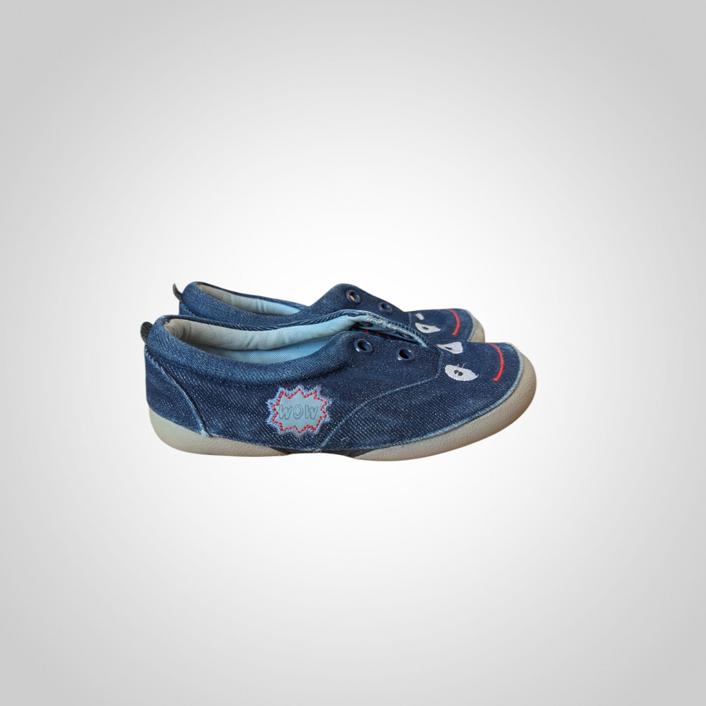 Chaussures fille fermées Verbaudet bleu jeans pointure 26