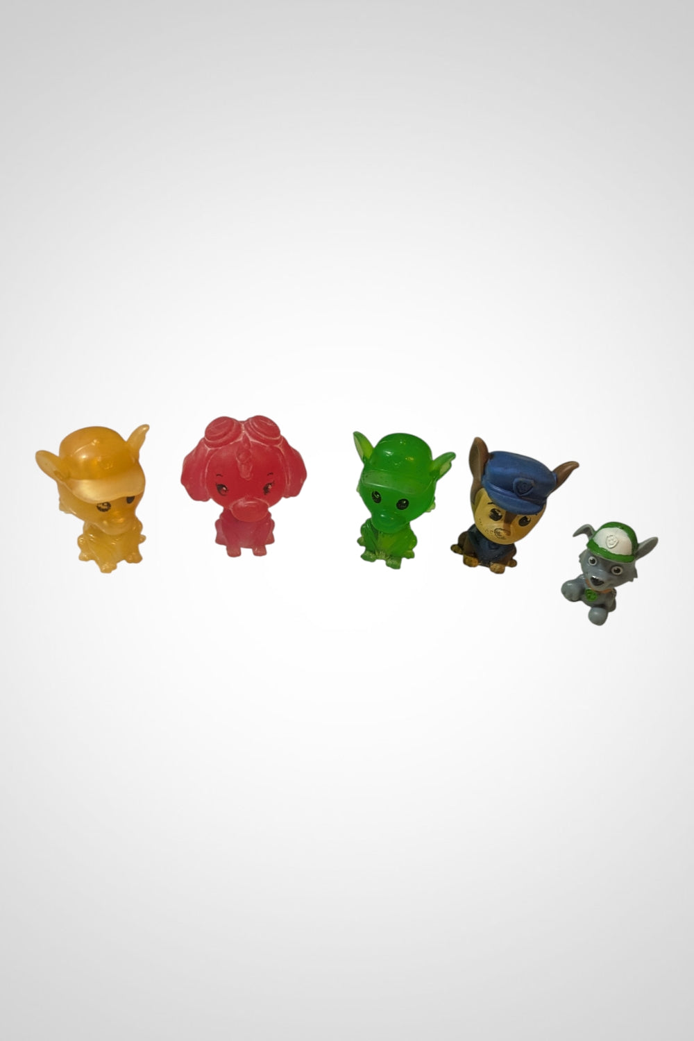 Lot de 5 mini figurines Pat' Patrouille bon état