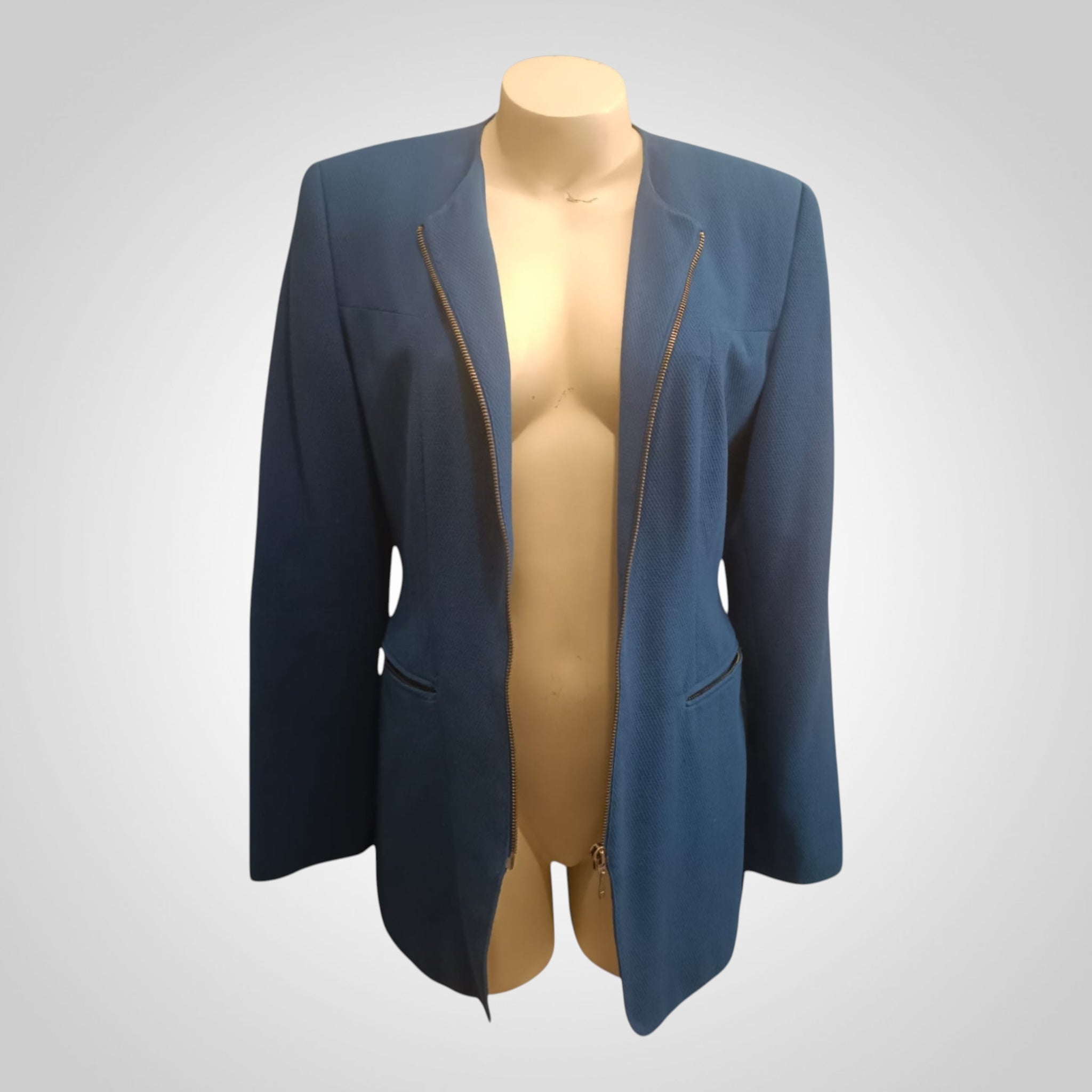 Blazer femme Magic Simplicity élégant coupe structurée taille 42 polyester viscose