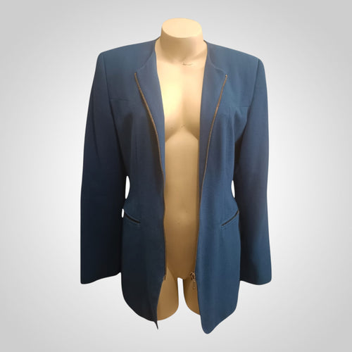 Blazer femme Magic Simplicity élégant coupe structurée taille 42 polyester viscose