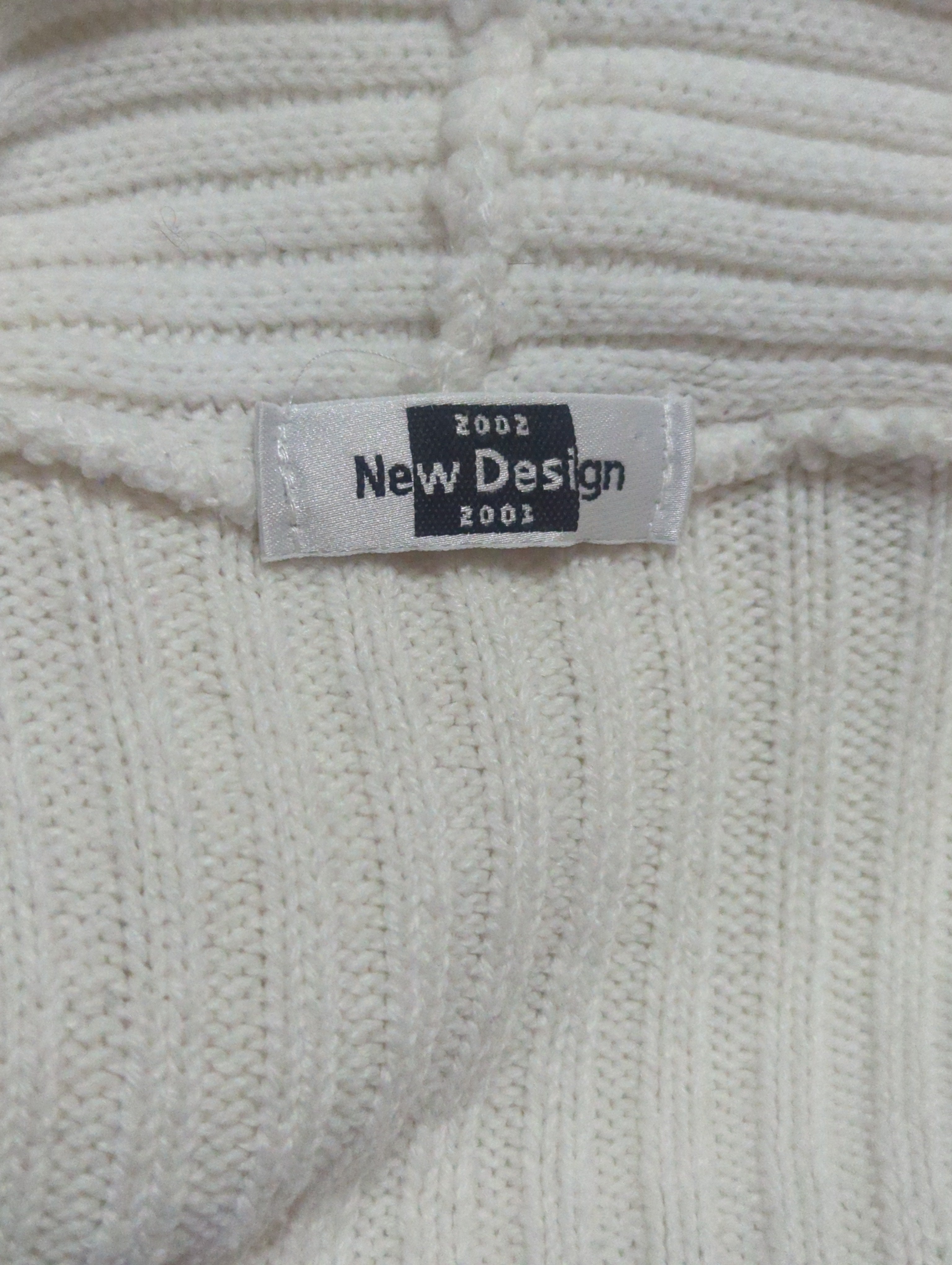 Gilet New Design Taille Non Indiquée Crème Oversize