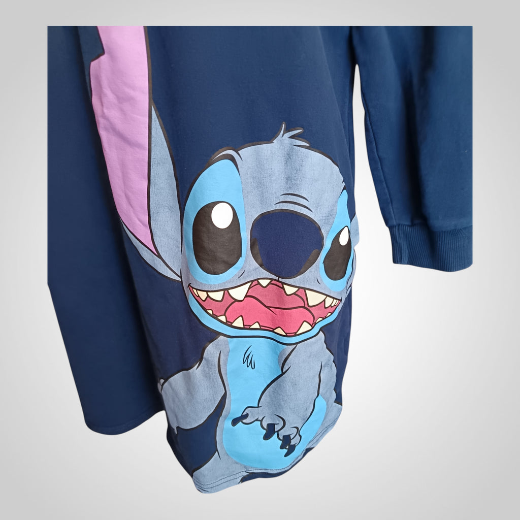 Robe Pull Disney Stitch Taille XXL Bleu Marine Oversize