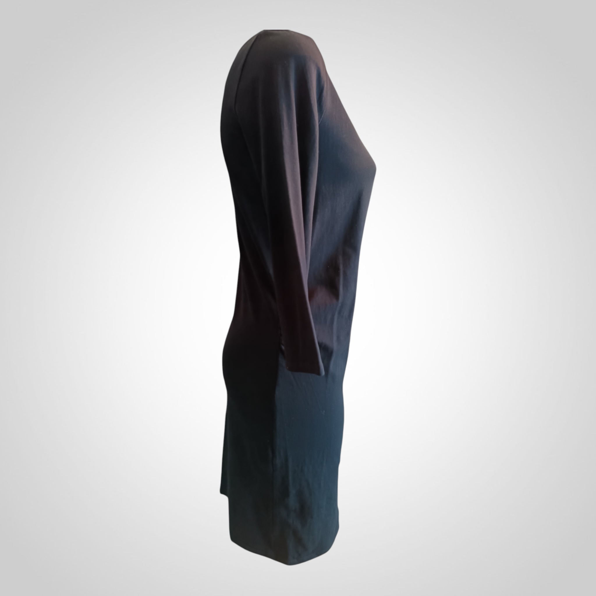 Robe Maternité Kiabi Taille M Noire Manches 3/4