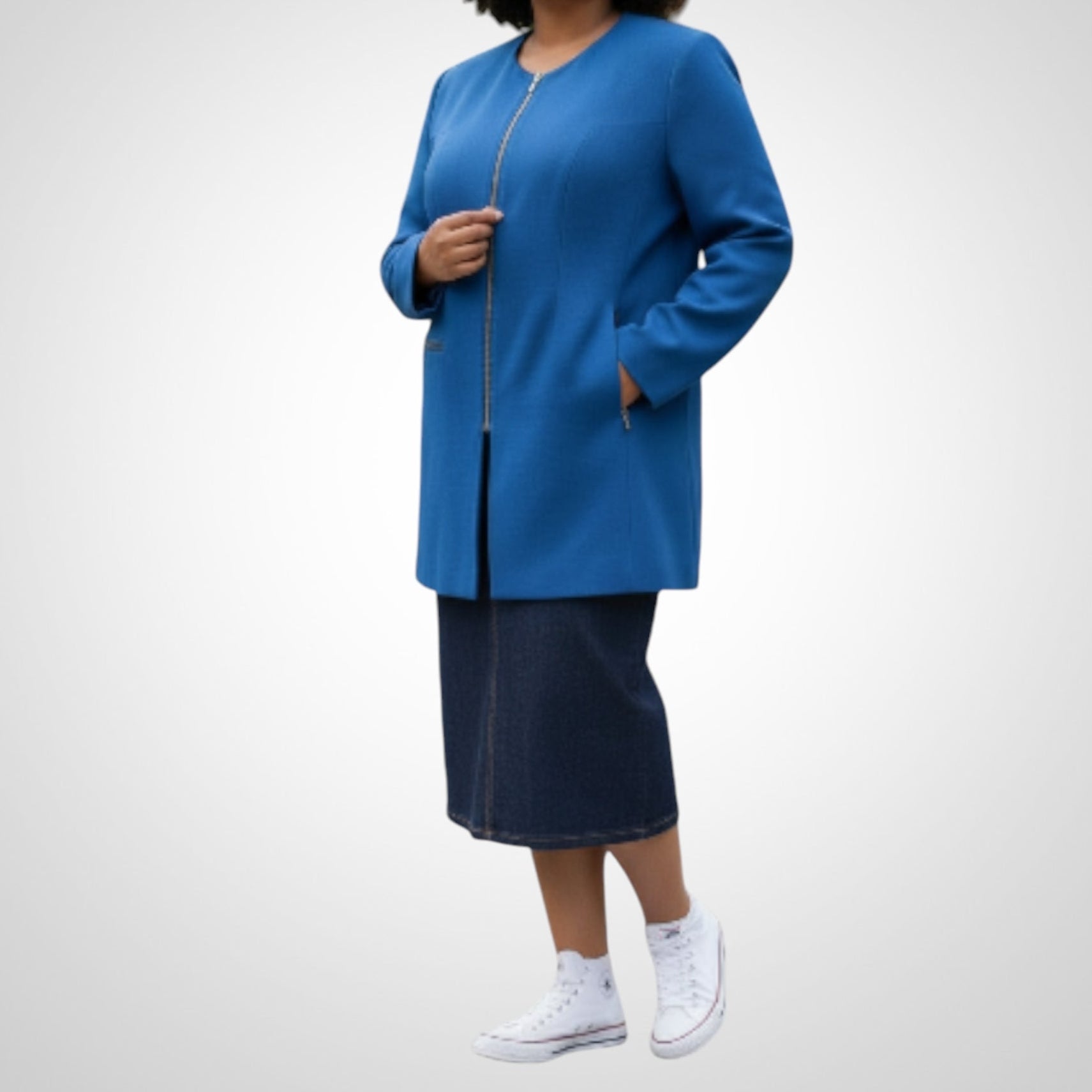 Blazer Magic Simplicity Taille 42 Bleu Chic / Élégant