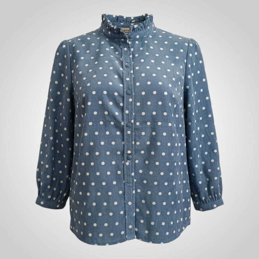 Chemise femme Simplee légère 100% polyester coupe élégante taille S