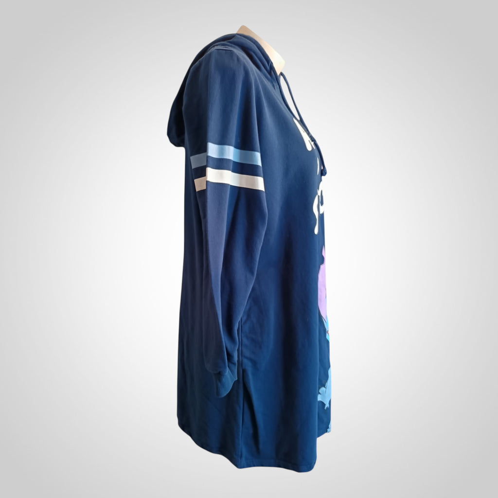 Robe Pull Disney Stitch Taille XXL Bleu Marine Oversize