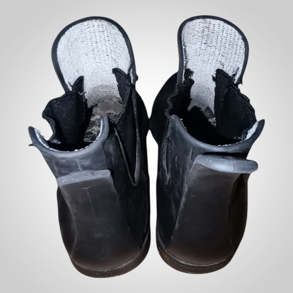 Bottines d'équitation Essensole noires élastiques languette cassée pointure 29