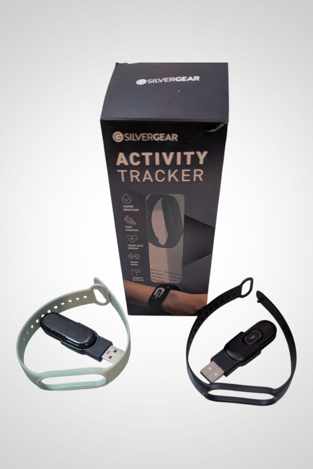 Lot de 2 montres connectées Silvergear verte et noire très bon état