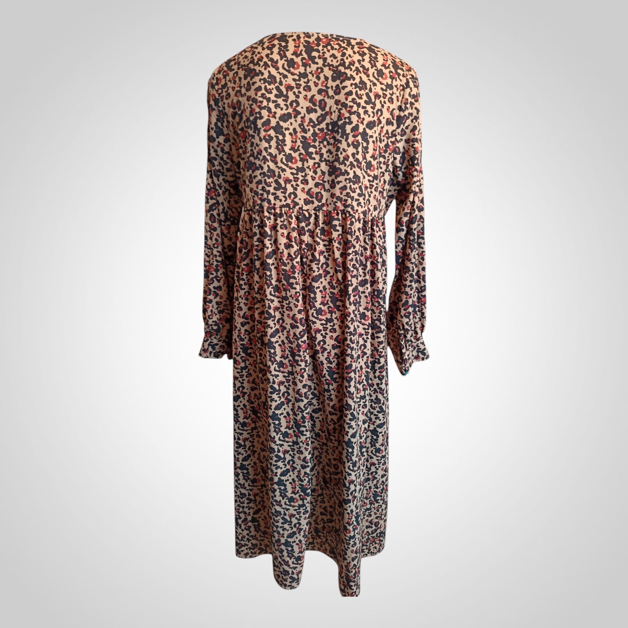 Robe Maternité Shein Taille L Imprimé Léopard Fluide Confortable