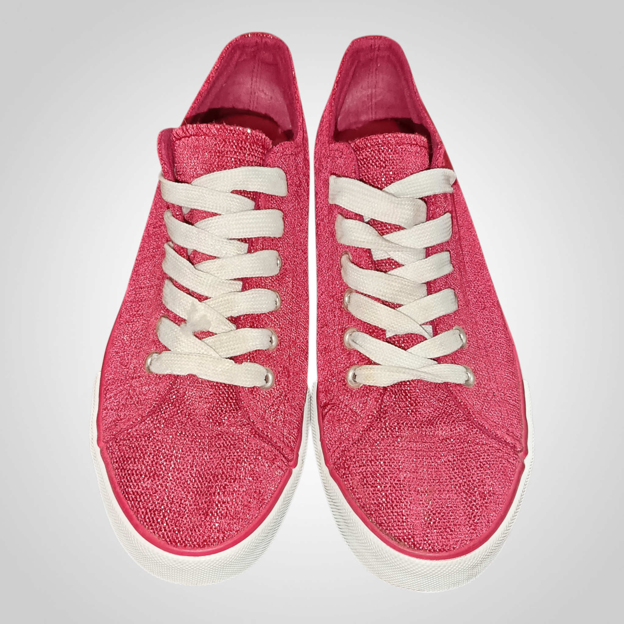Chaussures femme Gémo à lacets bordeaux argentés élégantes pointure 39